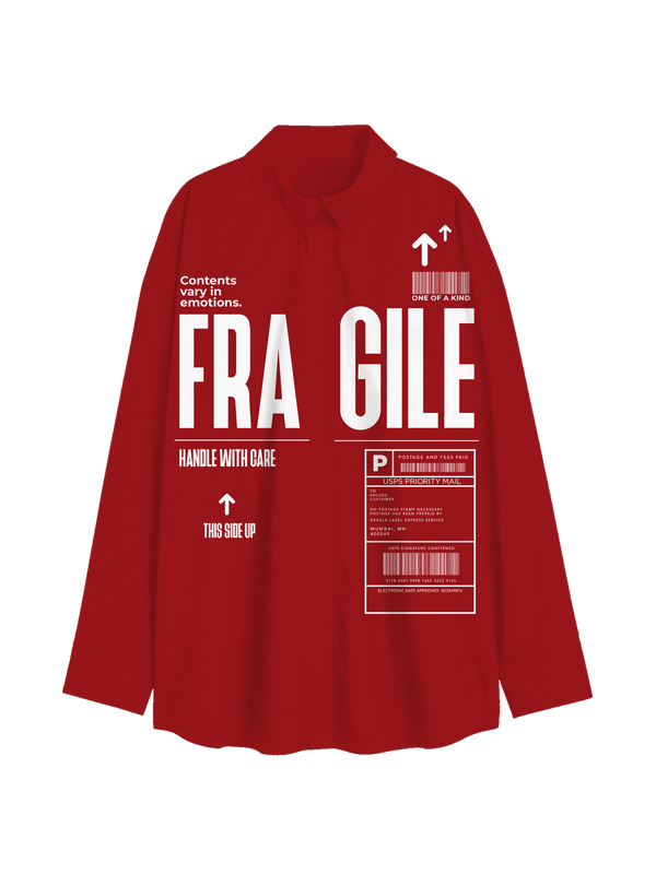 The Fragile Shirt - Women (Red)